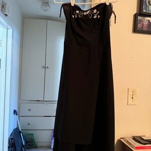 Dress low high dress